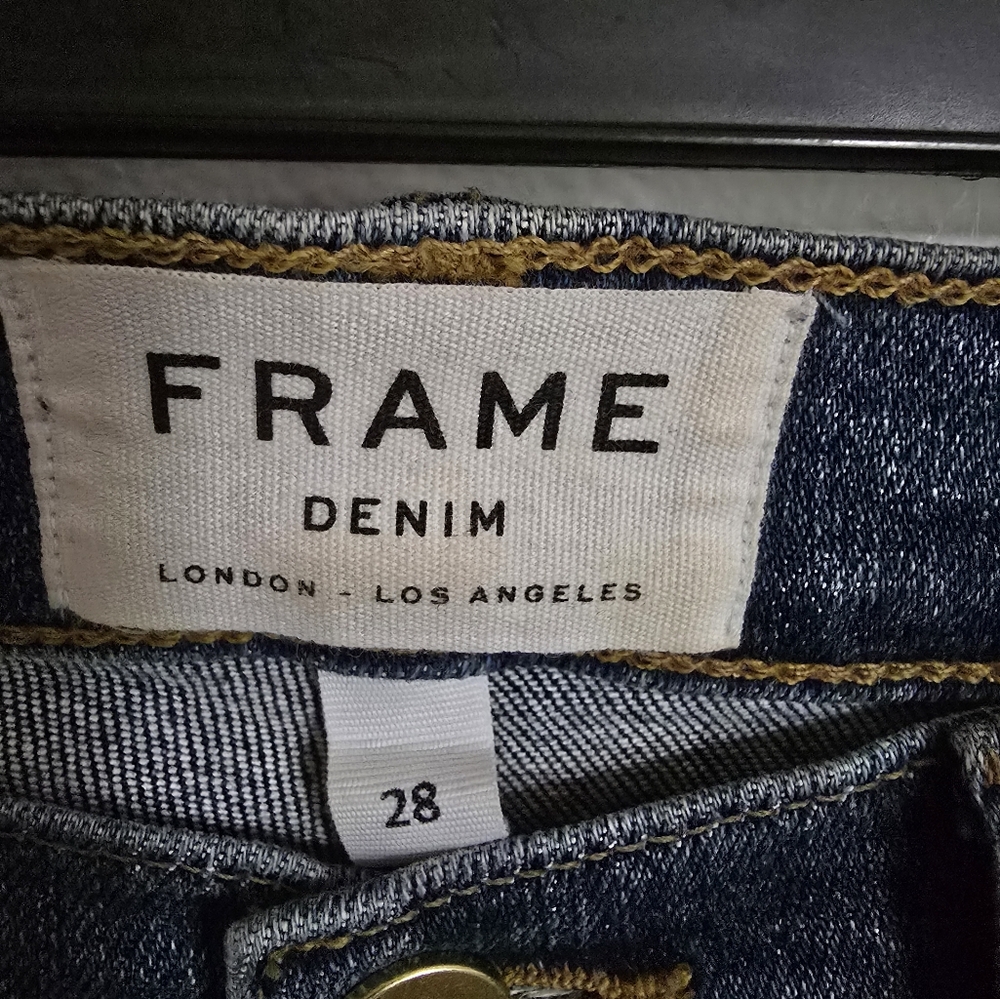Frame Studded Ankle Le Skinny Jeans - Picture 5 of 6
